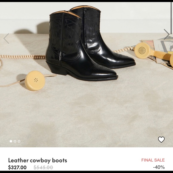 sandro western boots